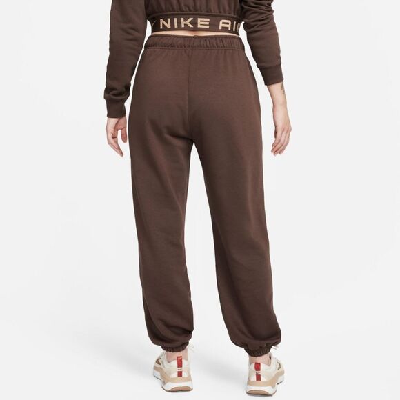 Nike Air Max High-Waisted Joggers Women's L Brown Beige Fleece New LE FB8051-237 - Picture 14 of 16